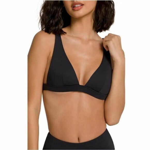 NWT Good American Sexy Boost triangle bikini top - Picture 1 of 4